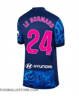 Günstige Atletico Madrid Robin Le Normand #24 3rd trikot Damen 2024-25 Kurzarm
